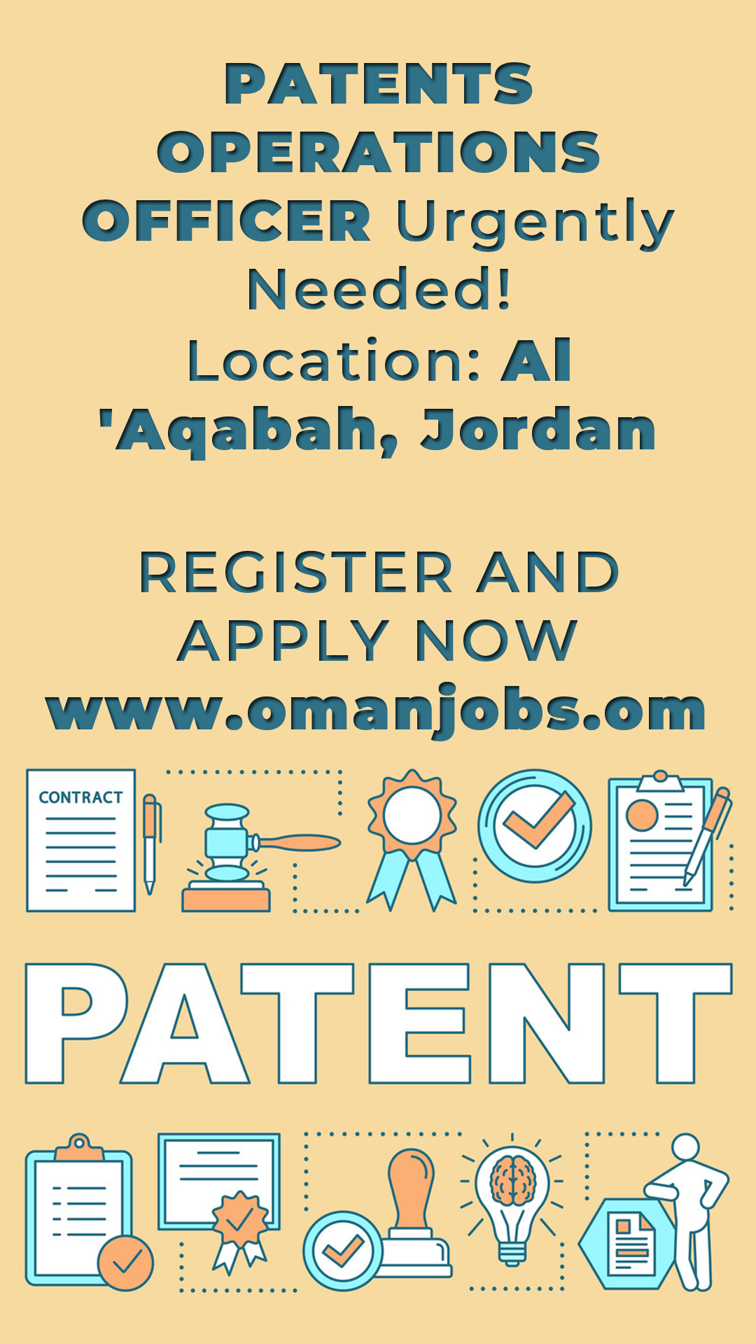 Hiring PATENTS OPERATIONS OFFICER