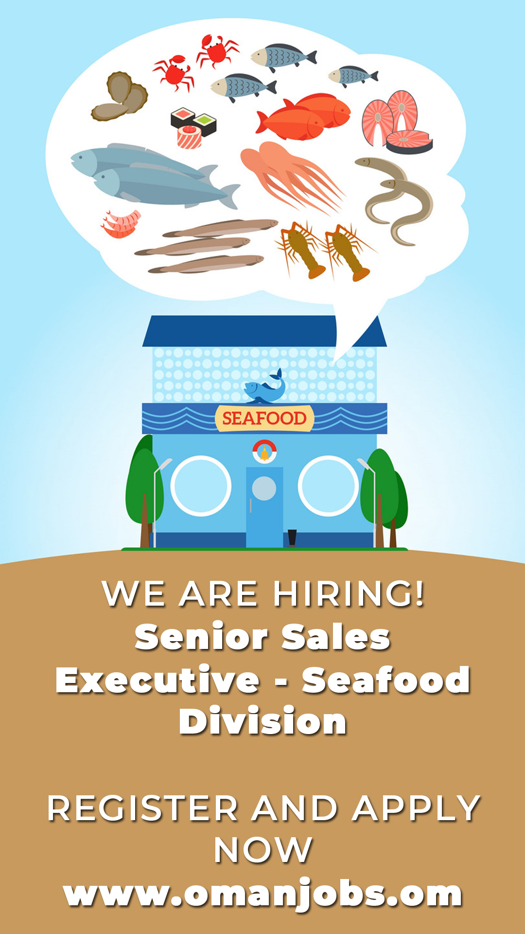WE ARE HIRING! Senior Sales Executive - Seafood Division