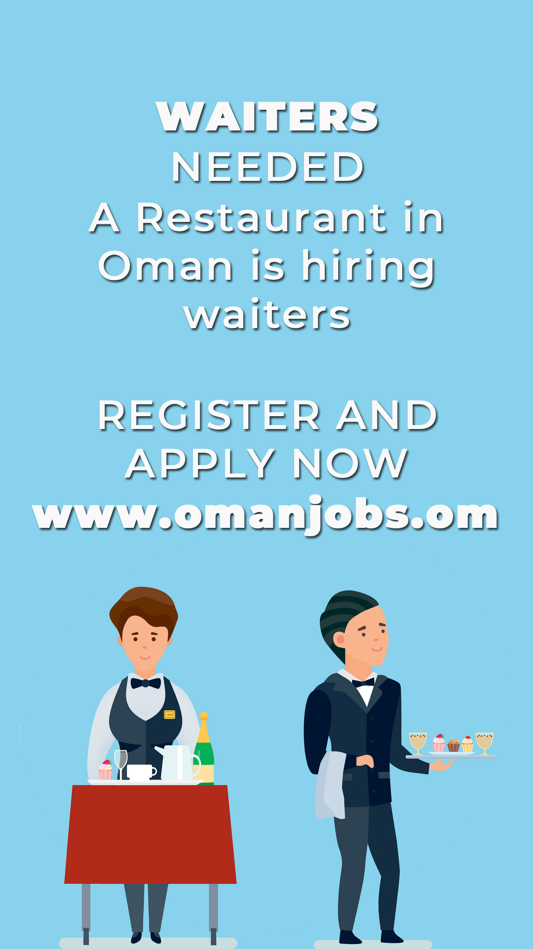 WAITERS NEEDED