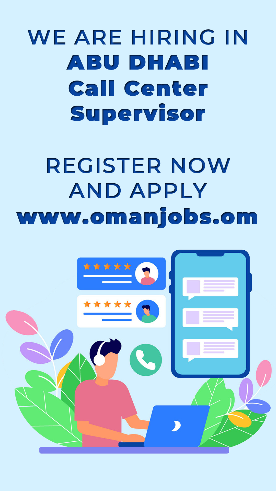 Hiring Call Center Supervisor 