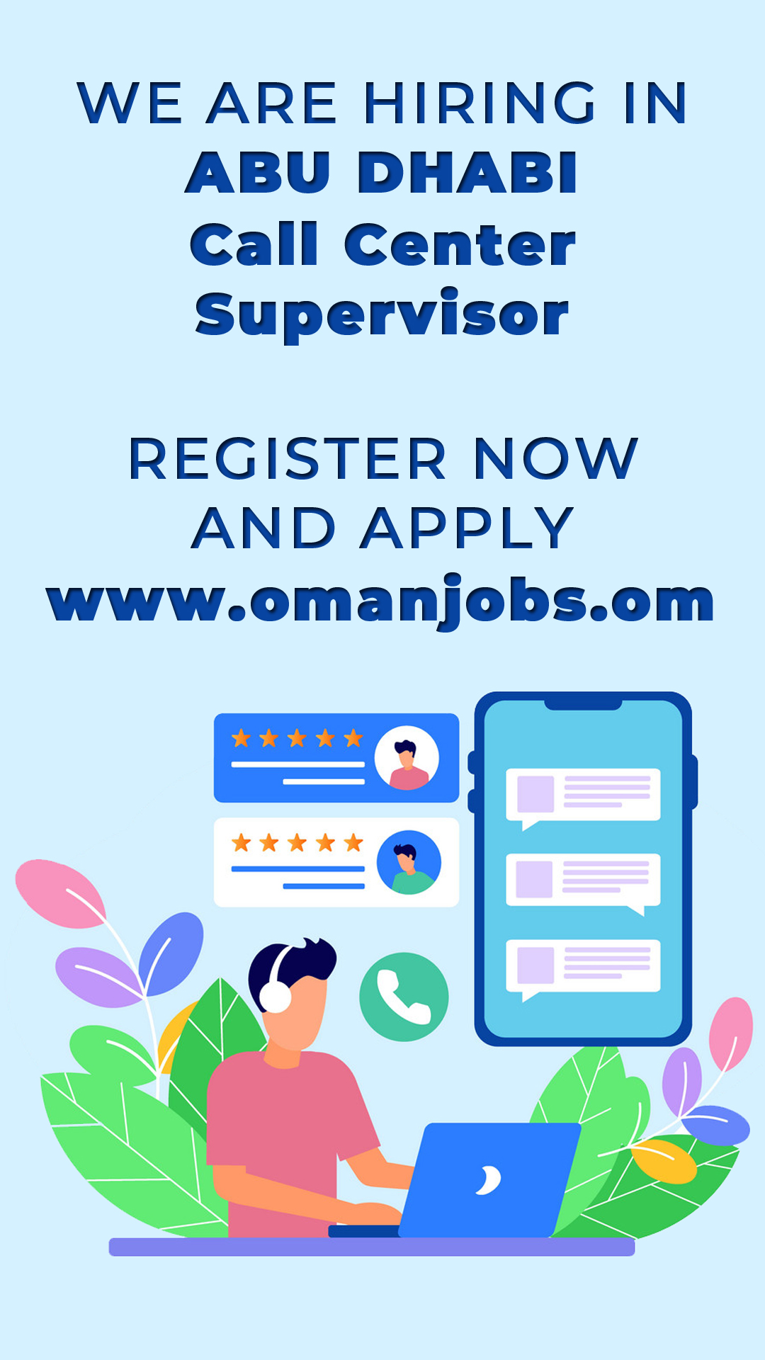 Hiring Call Center Supervisor 