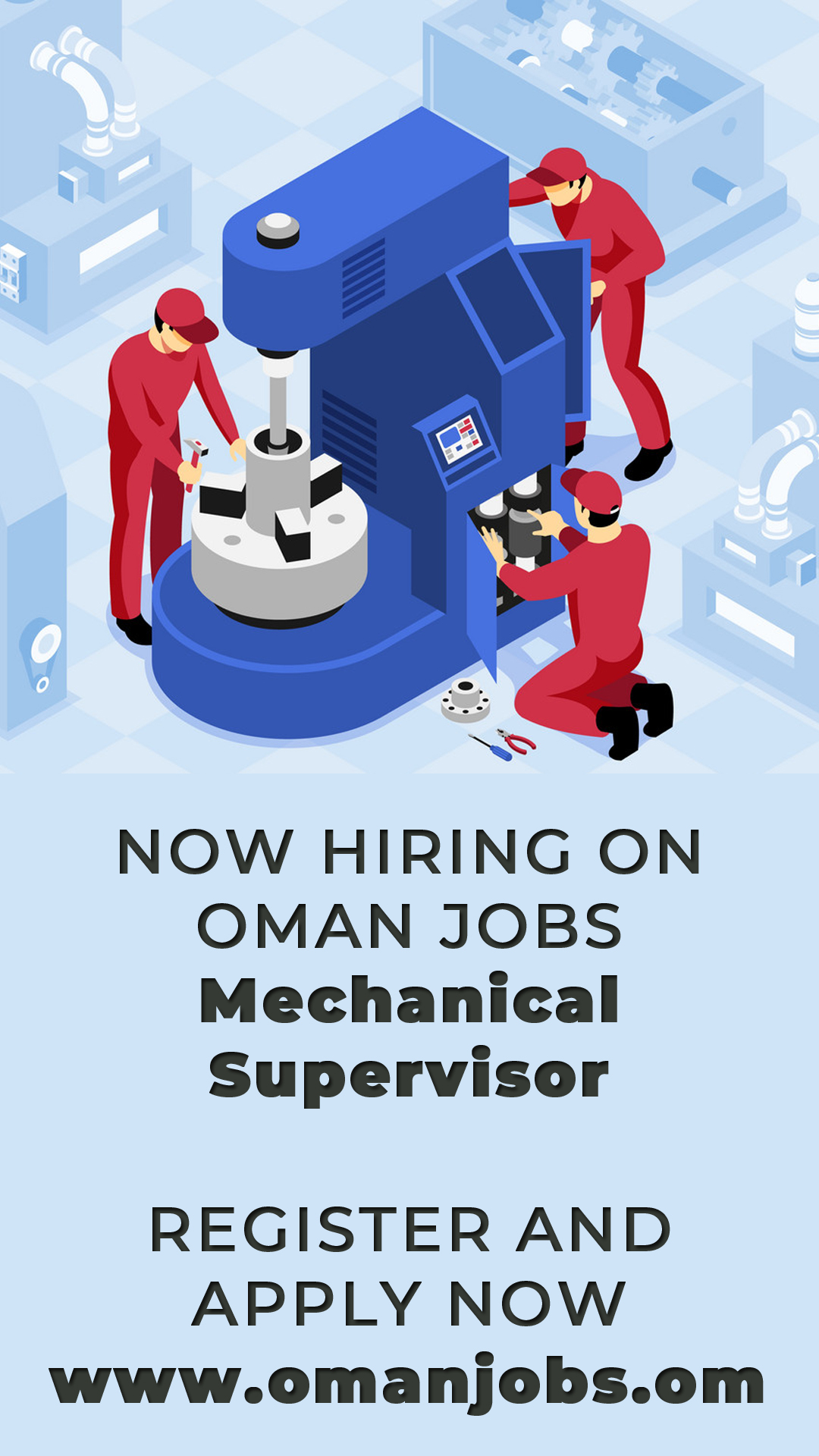 Hiring Mechanical Supervisor 